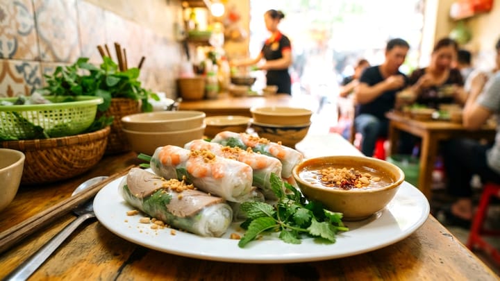 Vietnamese Fresh Spring Rolls (Goi Cuon)